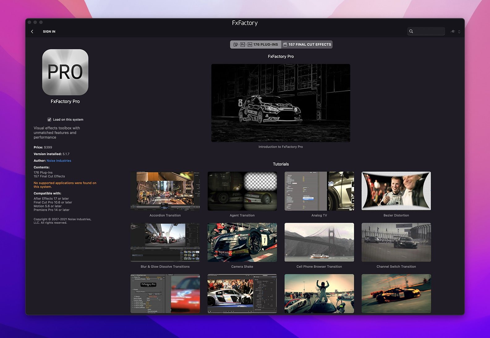 FxFactory Pro screenshot 2